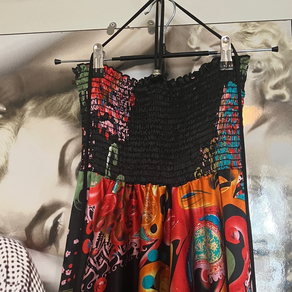✨Asymmetric High-Low Summer Dress – Size Small Maternity vibrant color - Picture 5 of 8